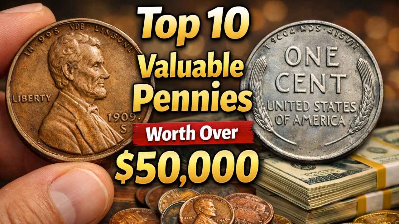 Top 10 Valuable Pennies Worth Over $50,000 Every Collector Craves