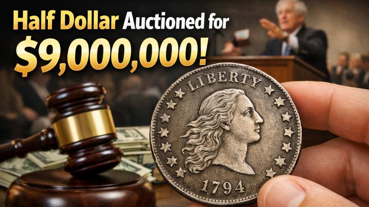 Collectors Went Crazy: A Half Dollar Auctioned for $9,000,000!