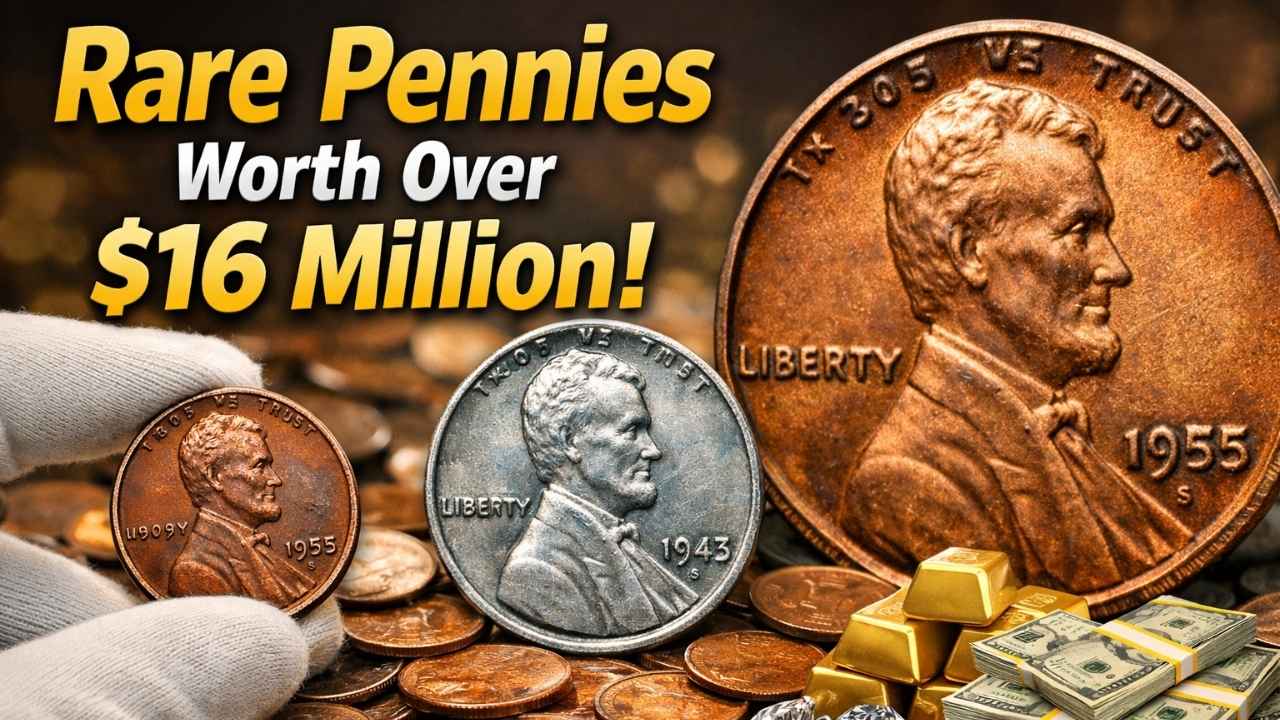 Rare Pennies Worth Over $16 Million: The Last U.S. Cent Coins Ever Produced