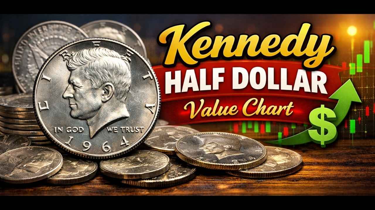 Kennedy Half Dollar Value Chart 2026 – Prices & Collector Trends Explained