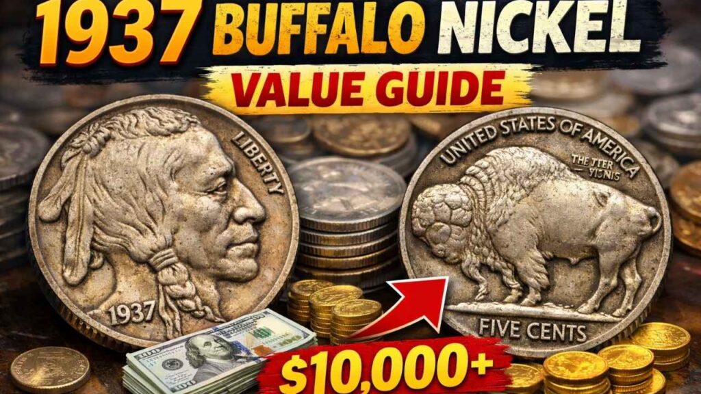 1937 Buffalo Nickel Value Guide: Rare Varieties, Errors and Why These Nickels Are Worth a Fortune